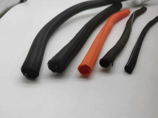 Kendiliğinden söndürülebilen PET sargısı, örülmüş kollu kabloyu koruyan kablo sargı yönetimi