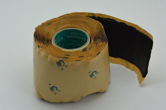 6.3N/Cm Öz yapışkan elektrikli bant yüksek sıcaklıklı kauçuk bant