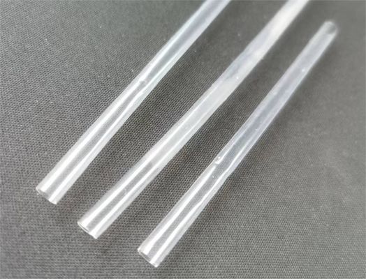 Şeffaf İnce Duvarlı PVDF Isı Kısaltma Tüpleri Yarım sert Polyvinylidene Fluorür Isı Kısaltma Tüpleri