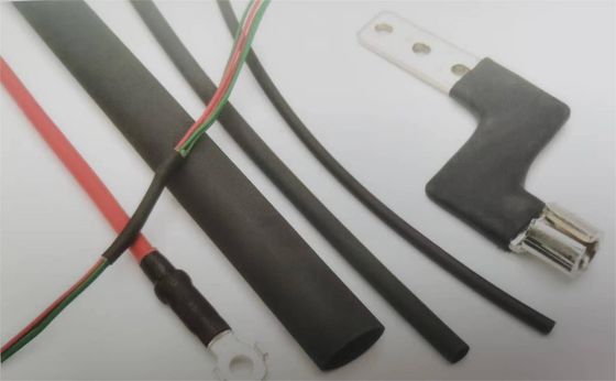 Halonensiz Çift Duvarlı Yapıştırıcı Kaplı Sıcaklığı Kısaltan Polyolefin Tüpler Alev Geriletici