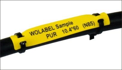 Alev geriletici tanımlama etiketleri Halogen Serbest Marker için