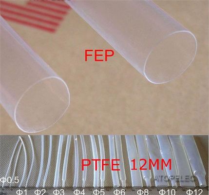 PTFE  ısı küçültücü borular küçülme oranı:1.7:1, 2:1,4:1