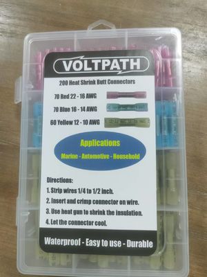 Su geçirmez ısı kısaltma tel bağlayıcılar terminaller kit